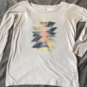 Long sleeve boyfriend style tee